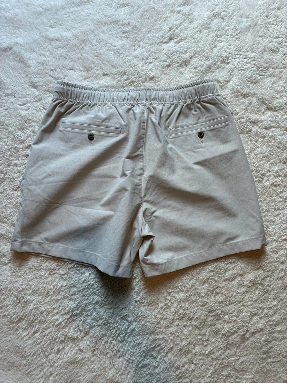 J. Crew Men's Drawstring Shorts in Light Stone